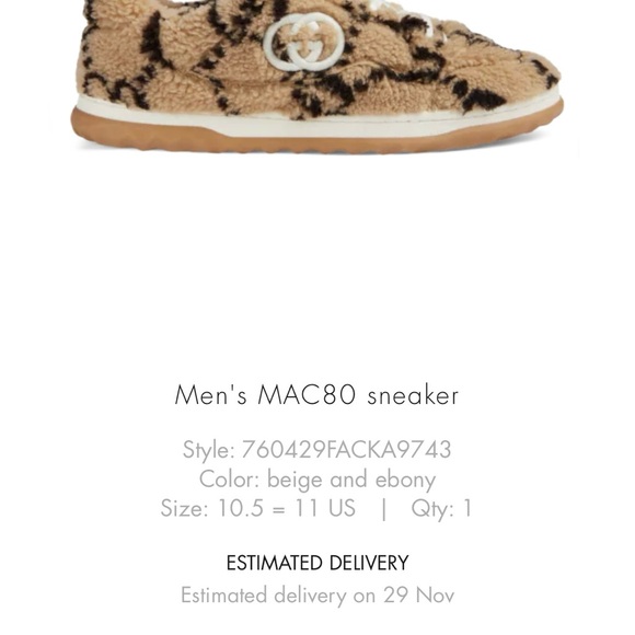 Gucci mac80 men’s sneakers - Picture 7 of 7